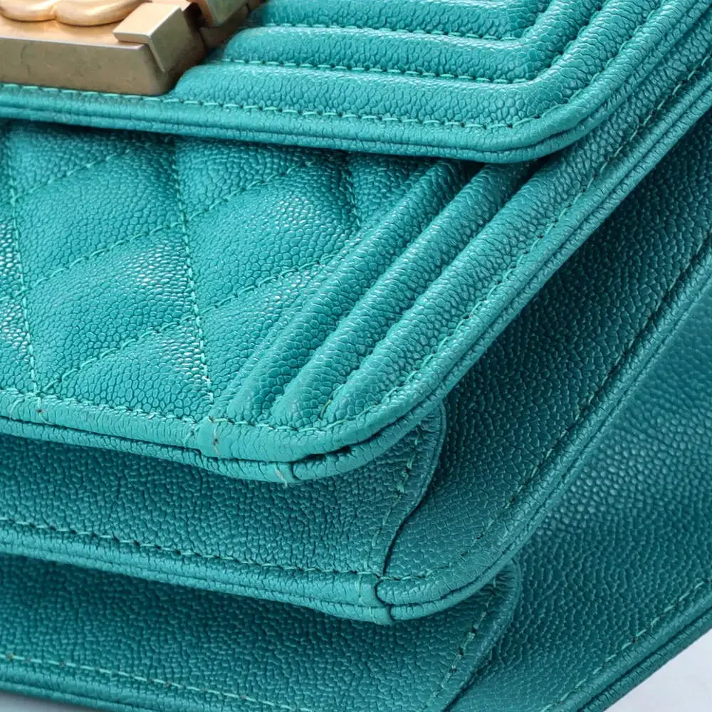 Chanel North South Boy Flap Bag Quilted #240491C27B - Picture 6 of 7